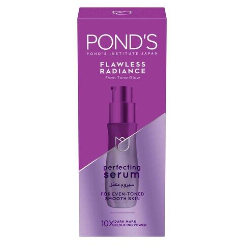 Pond&#39;s Flawless Radiance Perfecting Face Serum With Vitamin B3 And Niacinamide EvenTone Glow 10X Dark Mark Reducing Power 30ml