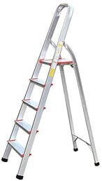 اشتري Abbasali Folding Ladder Heavy Duty Domestic Light Stepladder Household Combination Multi-Function Ladders Indoor Outdoor Home (4 Step) في الامارات
