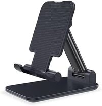 Generic Mobile Phone Holder Stand For iPhone iPad Adjustable Tablet Foldable Table Cell Phone Desk Stand Holder (Black)