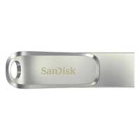 SanDisk Ultra Dual Drive Luxe USB Type-C Flash Drive 128GB Silver