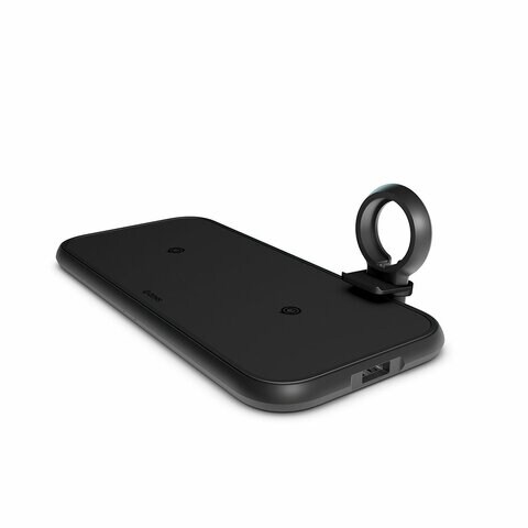 Buy Zens Aluminum 4 In 1 Wireless Charger Qi Certified Quick Charge 45w Pd W 2 Usb Ports For Iphone Apple Watch Airpods Pro Other Qi Enabled Devices Online Shop Smartphones