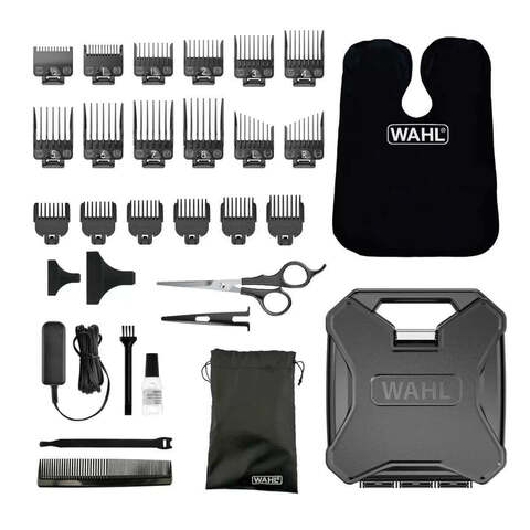 WAHL Elite Pro Hair Clipper and Trimmer Combo Kit- Grey