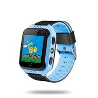 KKmoon - Kids Smart Watch Phone for Children Girls Boys 1.44&quot; TFT Touch Screen GPS Locator Tracker Built-in Camera Flashlight Smartwatch with SIM Card Slot Remote Voice Monitoring Calls SOS Alarm Suitable for