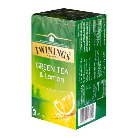 تويننجز شاي اخضر بالليمون 25ف