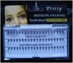 Buy Pritty Eyelash- Flare 5Ply (Knot Free), Short Black - 1 Pc in Saudi Arabia