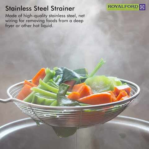 Rosle Stainless Steel Fine Mesh Strainer Skimmer, 4.7-Inch, 1 ea - King  Soopers