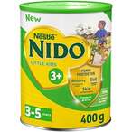 Buy Nestle Nido Little Kids 3 Plus Growing Up Milk Powder Tin For Toddlers 1 to 3 Years 400g in UAE