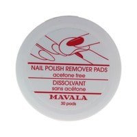 Mavala Nail Polish Remover Pads White 30 Pads