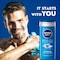 NIVEA MEN 3in1 Shower Gel Body Wash, Vitality Fresh Masculine Scent, 250ml