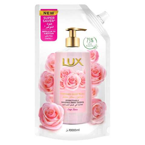 LUX PERFUMED HAND WASH SOFT ROSE   1L