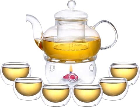 Transparent deals tea cups