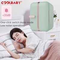 COOLBABY Car Refrigerator,9L Mini Refrigerator,Cosmetics,Skin Care Products,Facial Mask,Perfume Refrigerated Storage,Beauty Refrigerator,Constant temperature preservation