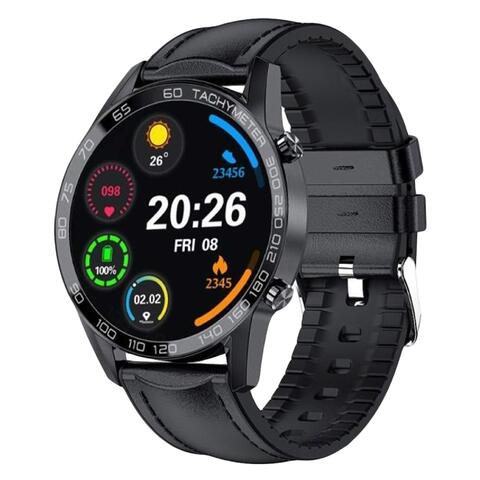 Buy Xcell Classic 3 Talk Smartwatch Black Online Carrefour Kuwait