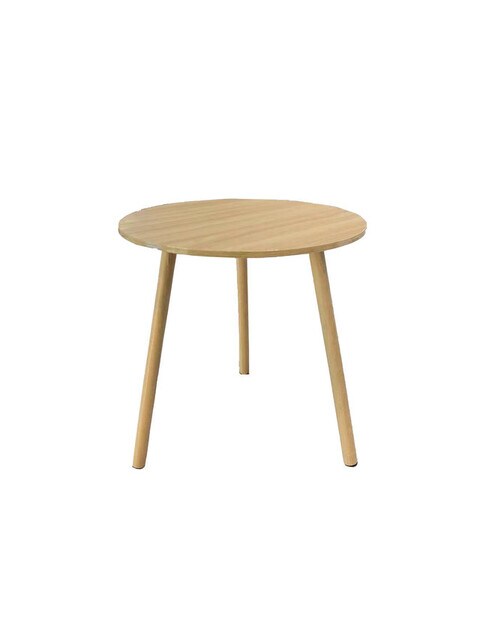 Wooden Coffee Tea Table Beige-60x61cm