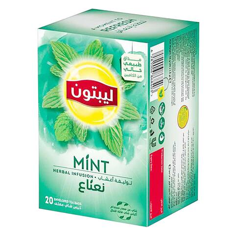 Lipton Herbal Infusion Tea  Mint  20 Tea Bags