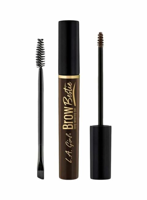 Buy L.A Girl Brow Bestie Long Wearing Gel 2Piece Kit Gbg384 Dark Brown 2.5ml in Saudi Arabia