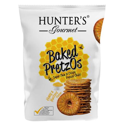 Hunter Foods Hunter&#39;s Gourmet Baked Pretzos Honey And Mustard Flavour 160g