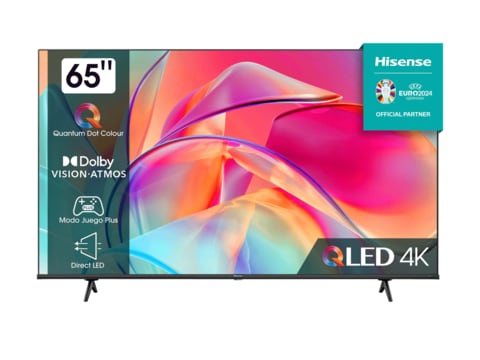 Hisense 65 Inch 4K QLED Smart TV With Quantum Dot Colour Dolby Vision HDR DTS Virtual X Bluetooth And Wi Fi Large Screen Television - 65E7 (2023 Model)