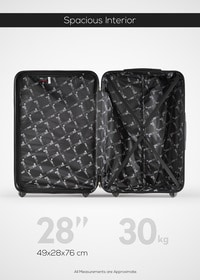 Lightweight 1 piece Single Size ABS Hard side Large Checked Baggage Travel Luggage Trolley Bag Set with Lock for men / women / unisex Hard shell strong