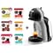 Delonghi Nescafe Dolce Gusto Mini Me Automatic Capsule Coffee Machine (Black/Grey) with Free 6 Boxes of Capsule Pods**.