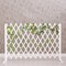 LINGWEI Portable Expandable Wooden Fence Climbing Plant Helps Trellis Pet Nursery Fence For Garden Patio Lawn White 120cm