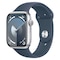 Apple Watch Series 9 GPS 41mm Silver Aluminium Storm Blue Sport Band Small/Medium