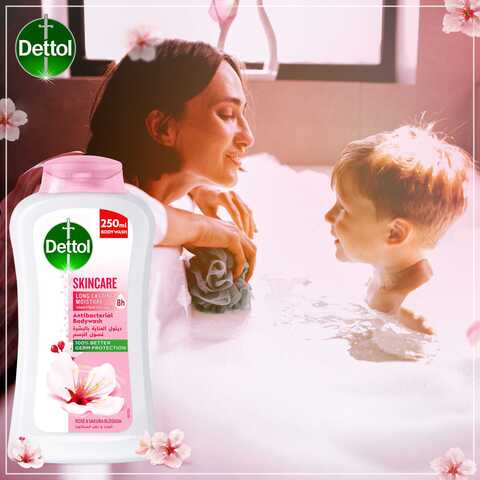 Dettol Skincare Showergel Bodywash Rose Sakura Blossom