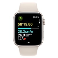 Apple Watch SE GPS 40mm Starlight Aluminium Starlight Sport Band Medium/Large