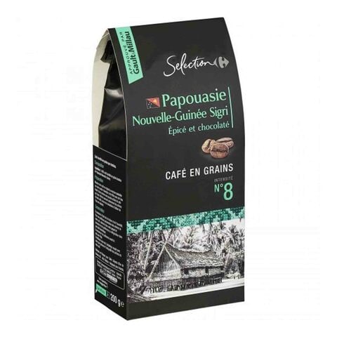 Carrefour Selections Papouasie New Guinea N Degree 8 Coffee Beans 200g