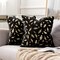 2 PCS Of Bronze Printed Throw Pillow With Extra Comfort And Modern Luxury Look