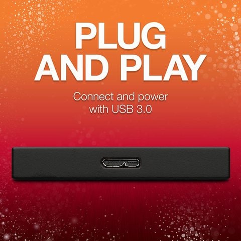 Seagate - Backup Plus Slim 2TB External Hard Drive Portable HDD - Black USB 3.0 for PC Laptop and Mac (STHN2000400)