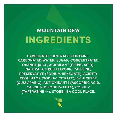 Mountain Dew, Carbonated Soft Drink, Glass Bottle, 250ml x 6