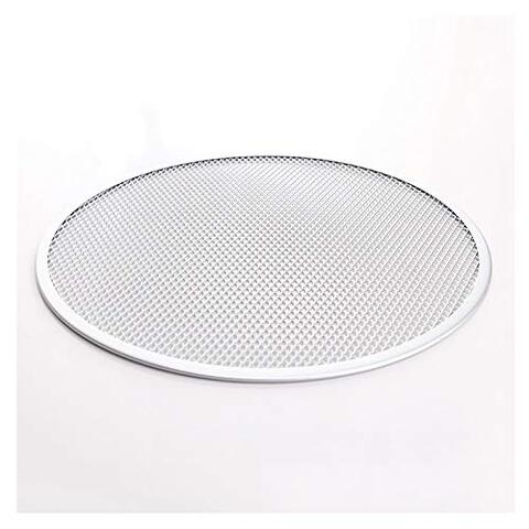 Generic Pizza Dish Pizza Pan Pizza Screen, Seamless Round Aluminum Alloy Pizza Screen, Non Stick Mesh Pizza Tray, Baking Kitchen Tool For Oven Pizza Tray (Size : 14Inch)