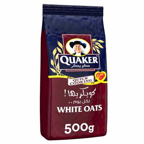 Quaker Quick Cooking White Oats 500g