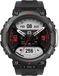 Amazfit T Rex 2 Smart Watch, Premium Multisport GPS Sports Watch, Real time Navigation, Strength Exercise, 150+ Sports Modes, Heart Rate, SpO2 Monitoring, Ember Black