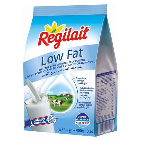 Regilait Low Fat Instant Semi-Skimmed Milk Powder 400g