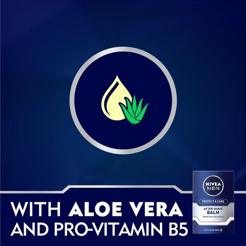 Nivea Men Protect And Care After Shave Balm With Aloe Vera And Provitamin B5 100ml