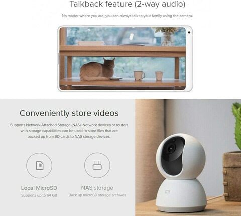 Mi home security camera 360 sales without internet