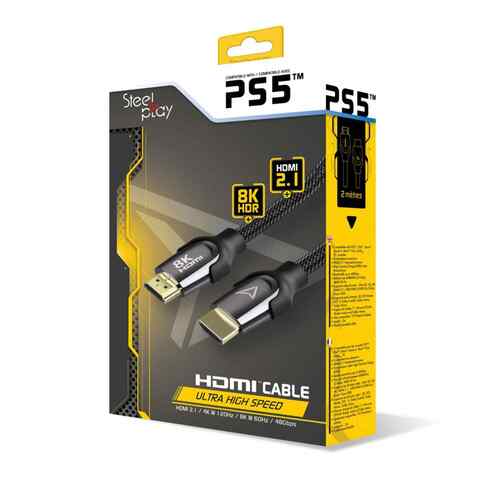 Buy Steelplay Ultra High-Speed HDMI Cable For PlayStation 5 Black Online -  Shop Electronics & Appliances on Carrefour UAE