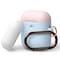 Elago - Duo Hang Case for 2nd Generation Airpods - Body-Pastel Blue / Top-Pink,White