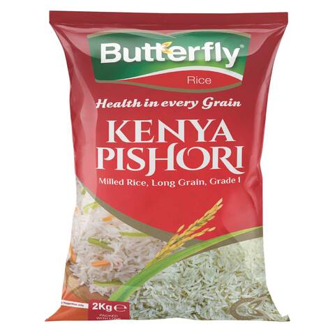 Buy BUTTERFLY RICE KENYAN PISHORI 2KG Online - Carrefour Kenya