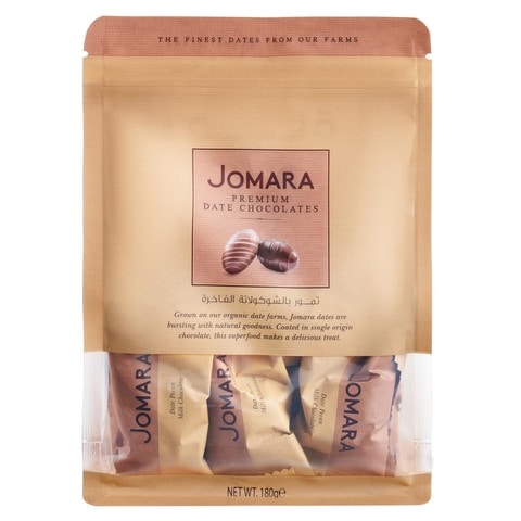 Buy Jomara Choco Date Pouch 180g in UAE