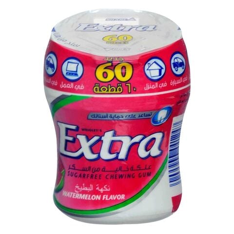Wrigley&#39;s Extra Mega Watermelon Flavor Chewing Gum 84g