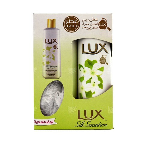 Lux Silk Sensation Softening Shower Gel Loufa 250ml + Loofa