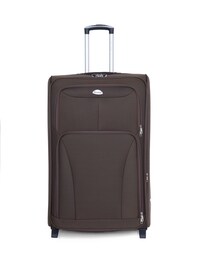 Senator Brand Softside Large Check-in Size 81 Centimeter (32 Inch) 2 Wheel EVA Luggage Trolley in Brown Color KH247-32_BRN