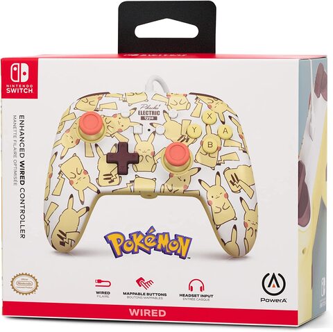 PowerA Enhanced Wired Controller for Nintendo Switch &ndash; Pikachu Blush