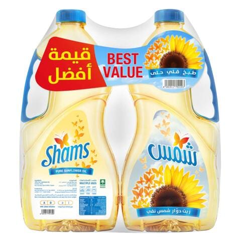 Shams Sunflower Oil 1.5l X 2