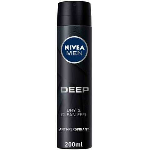 Nivea Deodorant Spray Deep For Men 200 Ml