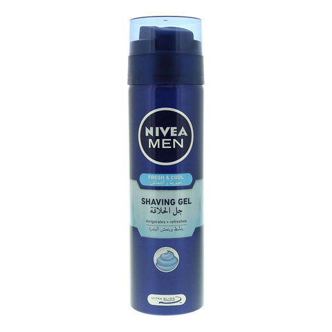 NIVEA MEN Shaving Gel, Fresh &amp; Cool Mint Extracts, 200ml