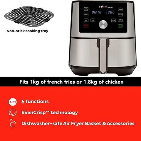 Buy Ninja 4-Quart Air Fryer 1550W AF100 Online - Shop Electronics &  Appliances on Carrefour UAE